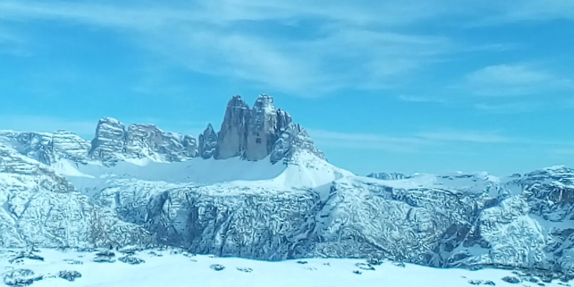 Die Gruppe im Nebel in der Forcella de Popena (2.214 m) | © Peter Mandler